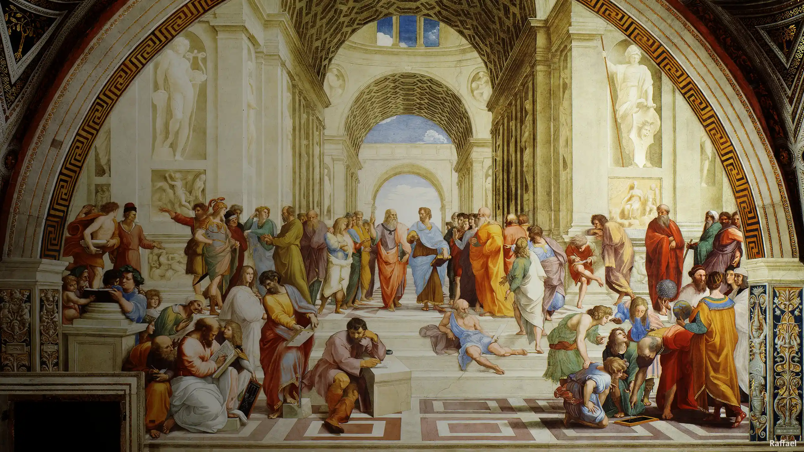 Raffaello Sanzio da Urbino, Die Schule von Athen