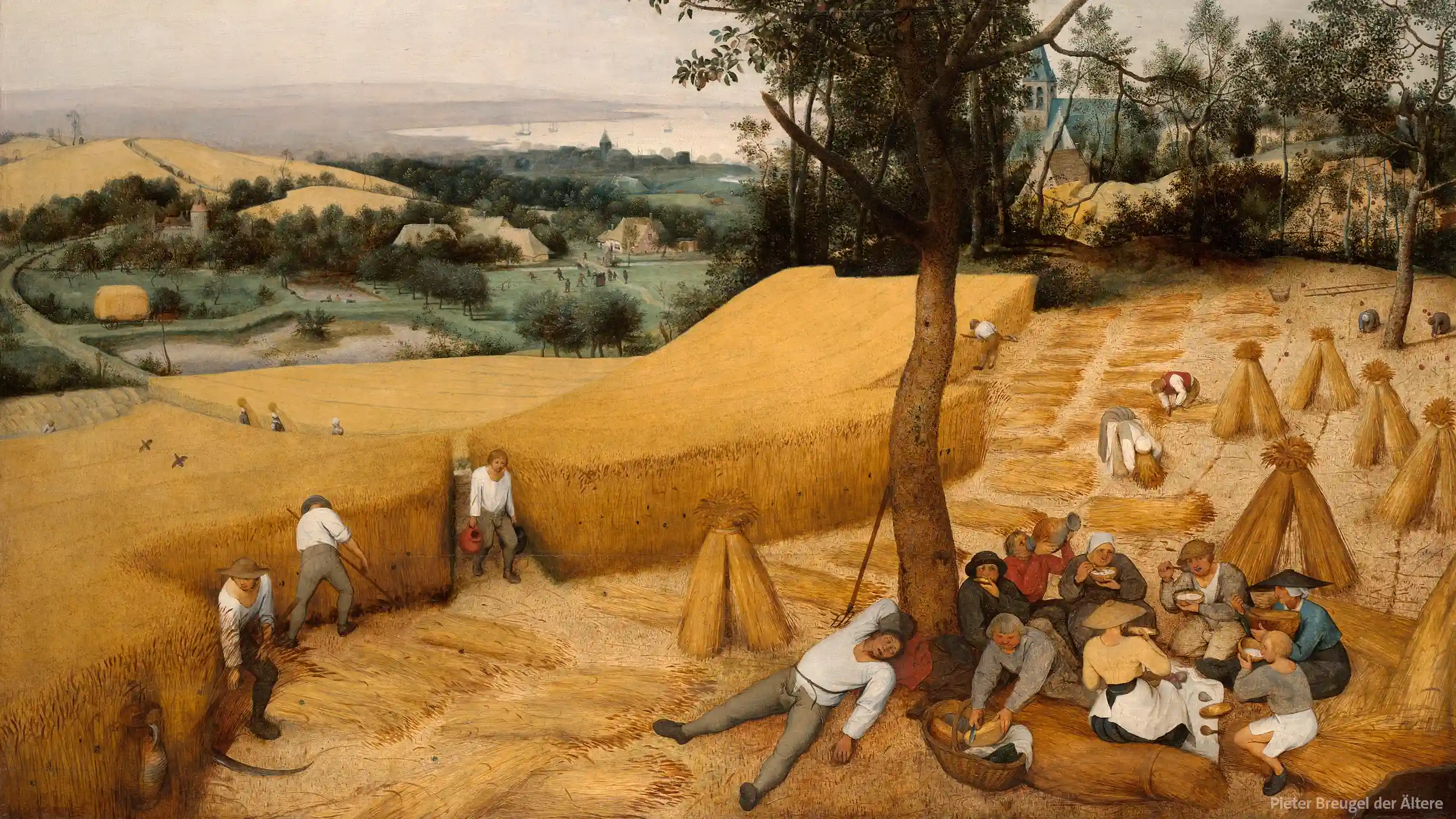 Pieter Breugel der Ältere, Die Kornernte