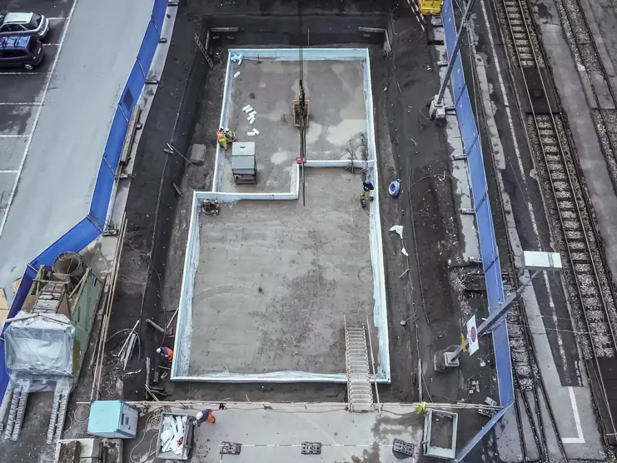 Raiffeisen Bank Neubau, Erdspeicher eTank (Schweiz)